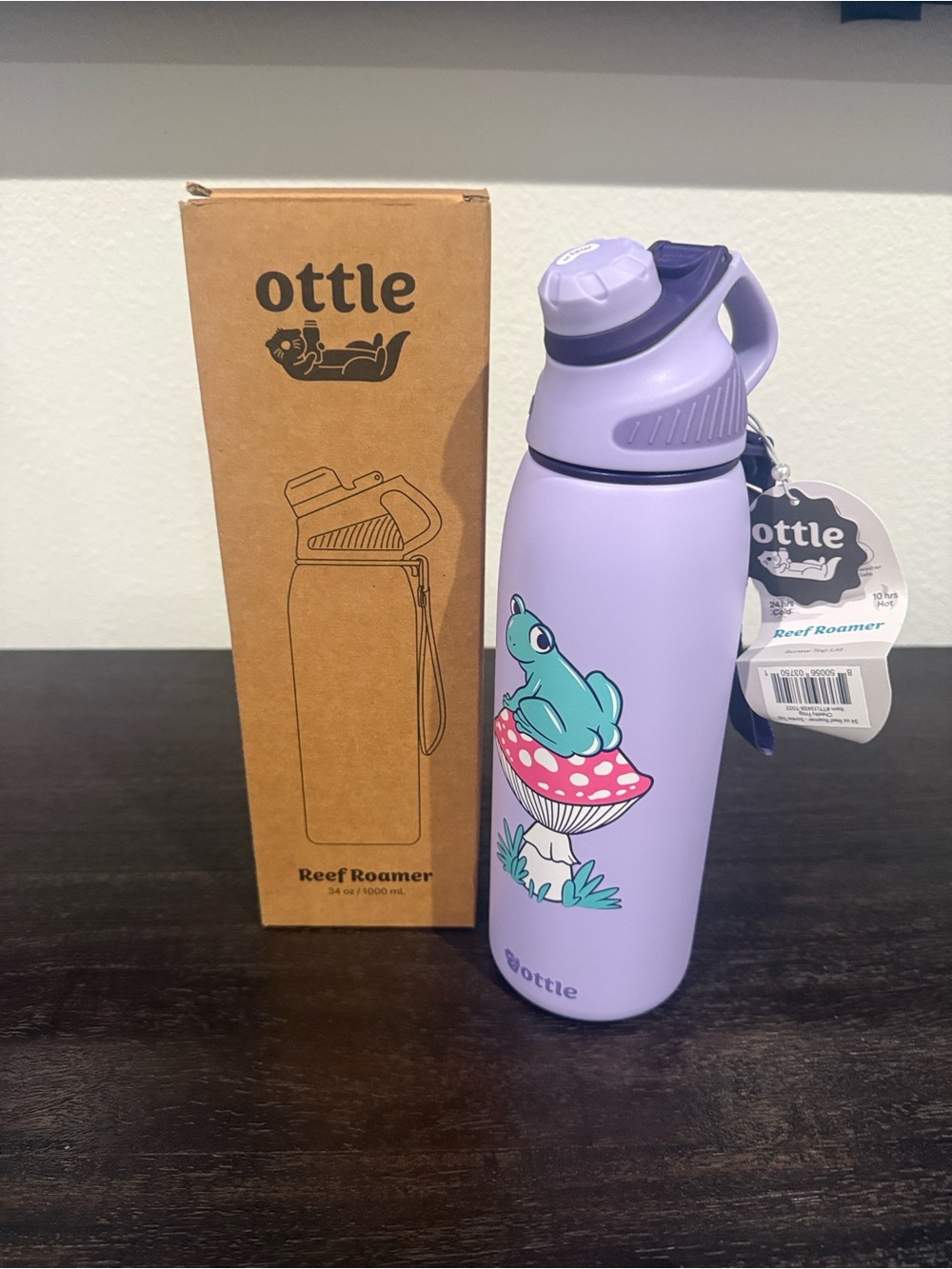 NWT Kids ottle bottle Lilac Frog Water B - Reef Roamer